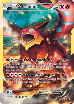 XY Black Star Promos Volcanion Pokémon card